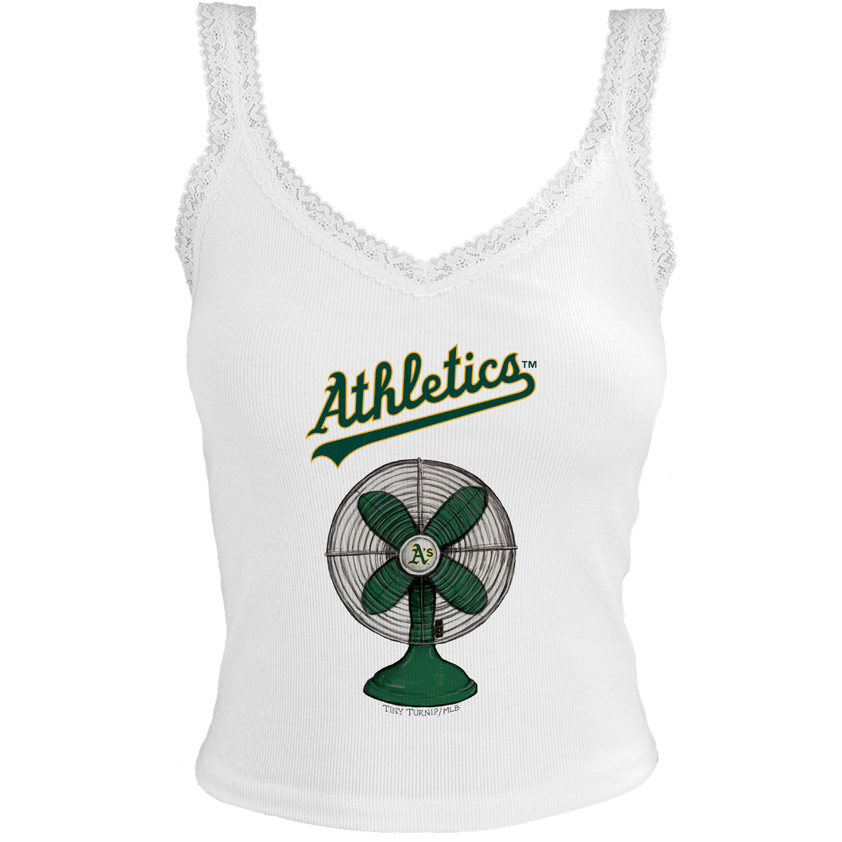 Oakland Athletics Fan Lace Tank