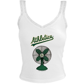 Oakland Athletics Fan Lace Tank
