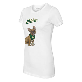 Oakland Athletics French Bulldog Tee Shirt