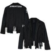 Oakland Athletics Farrah Fringe Jacket --(ships after 8/11)