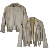 Oakland Athletics Farrah Fringe Jacket - Tiny Turnip