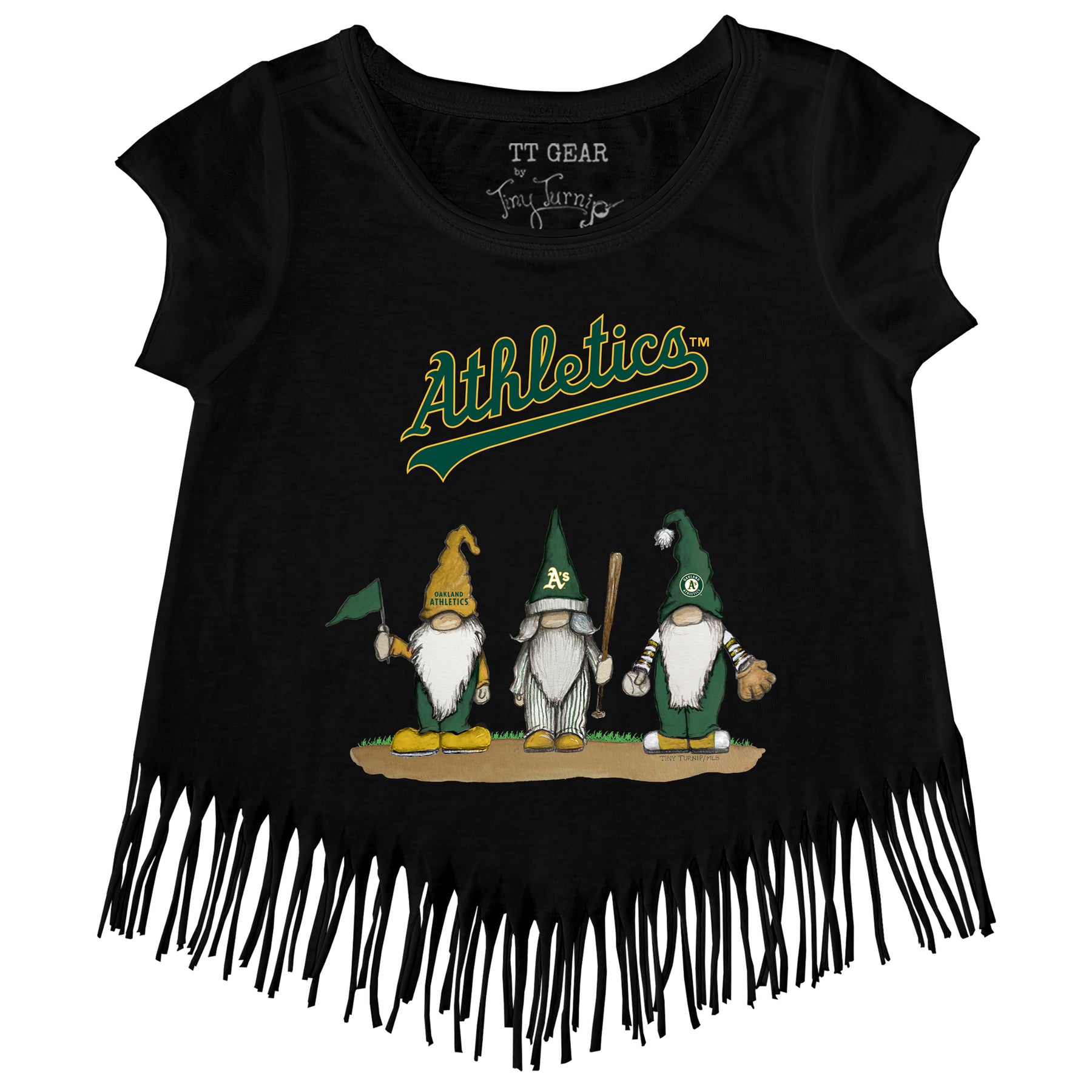 Oakland Athletics Gnomes Fringe Tee