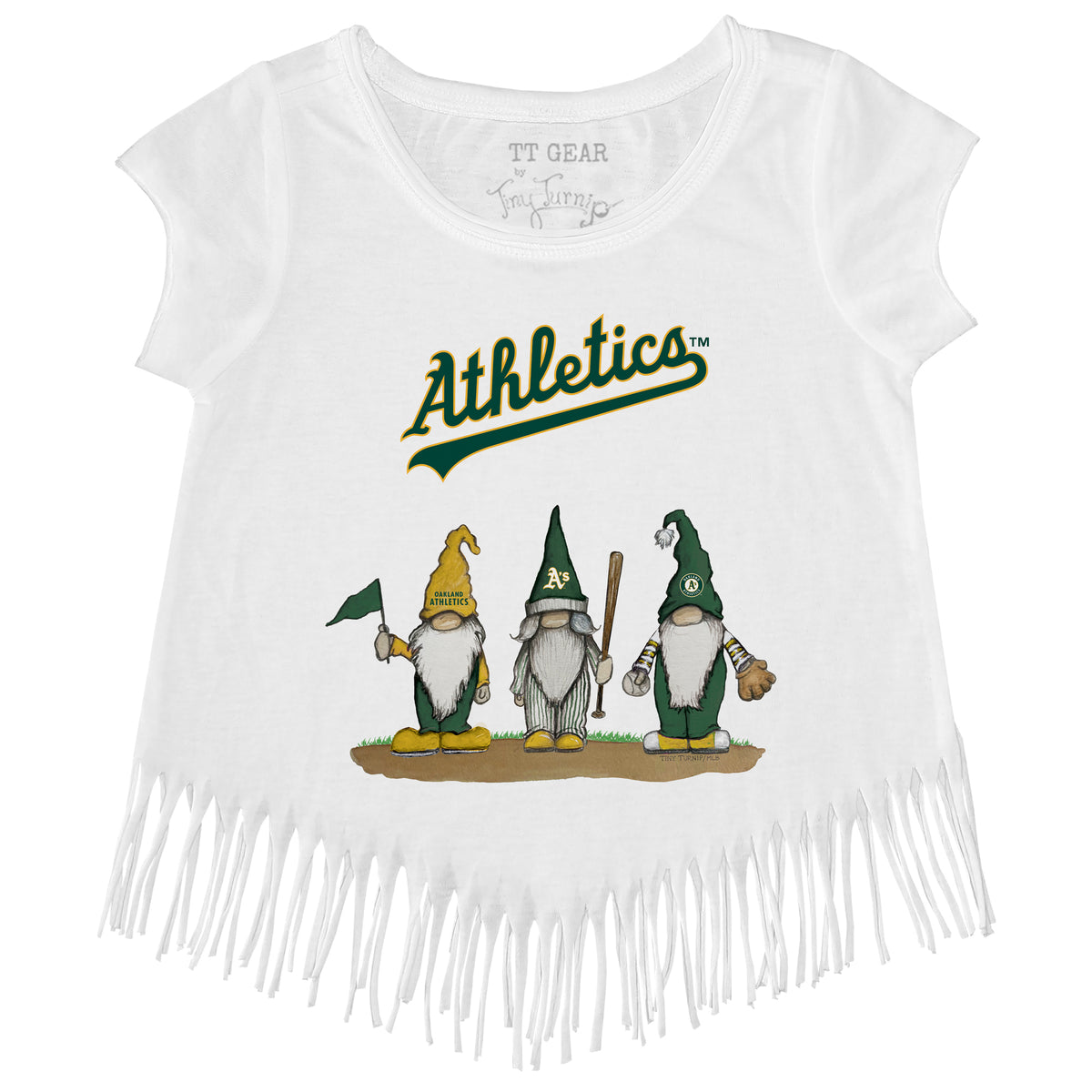 Oakland Athletics Gnomes Fringe Tee