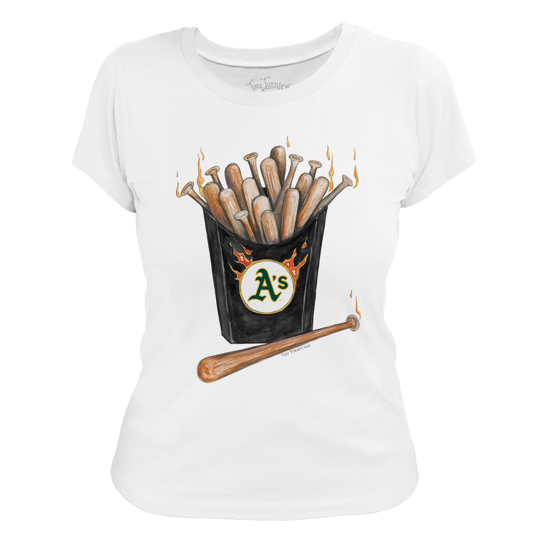 Oakland Athletics Hot Bats Tee Shirt