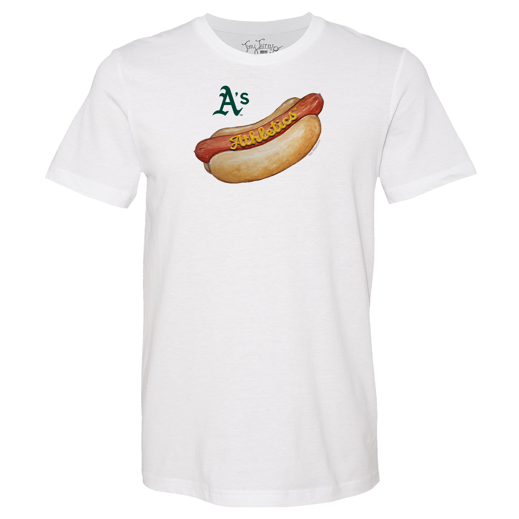 Oakland Athletics Hot Dog Unisex Tee Shirt