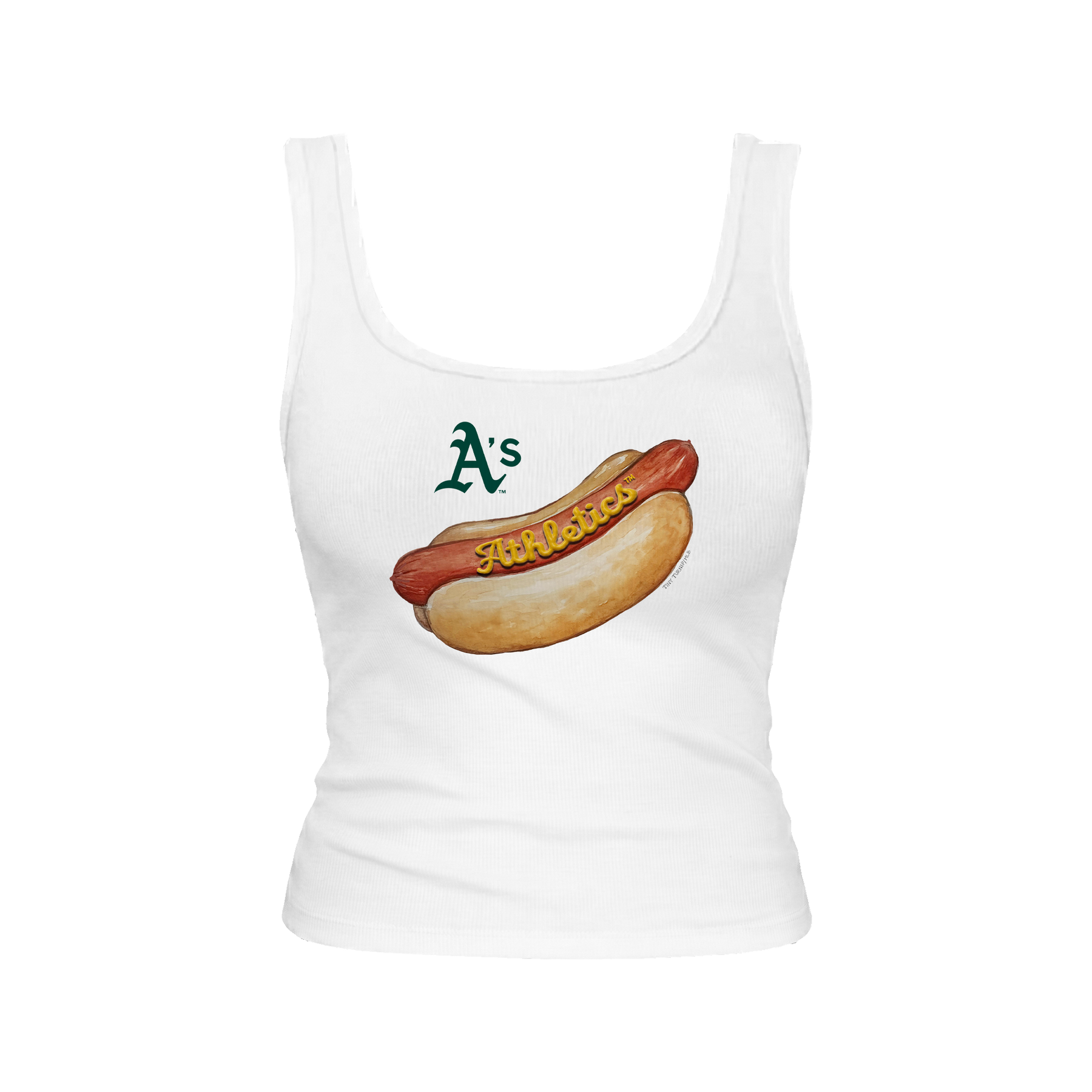 Oakland Athletics Hot Dog Emmy Tank