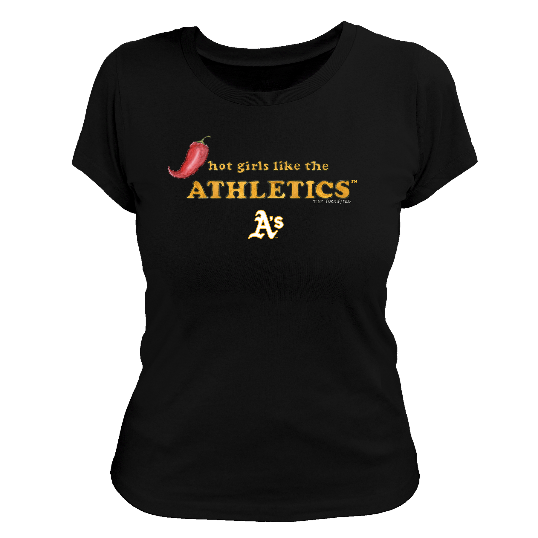 Oakland Athletics Hot Girls Women's Tee Shirt