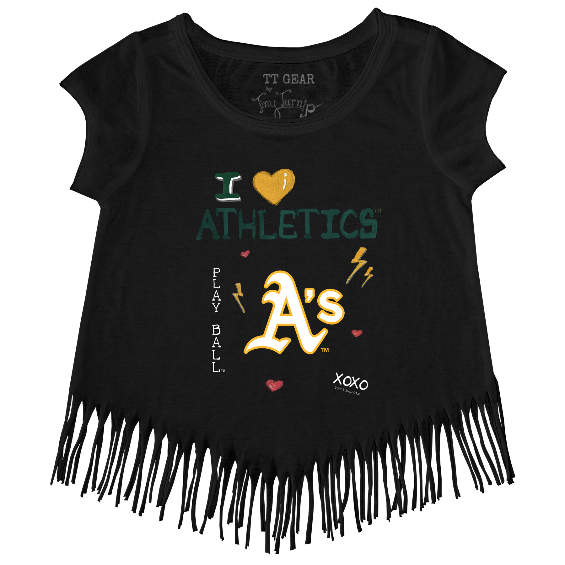 I Heart Athletics Fringe Tee - Tiny Turnip