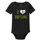 Oakland Athletics I Love Mom Short Sleeve Snapper