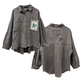 Oakland Athletics Lace Olivia Jacket - Tiny Turnip