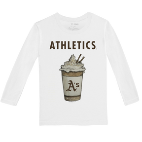 Oakland Athletics Latte Long-Sleeve Tee Shirt