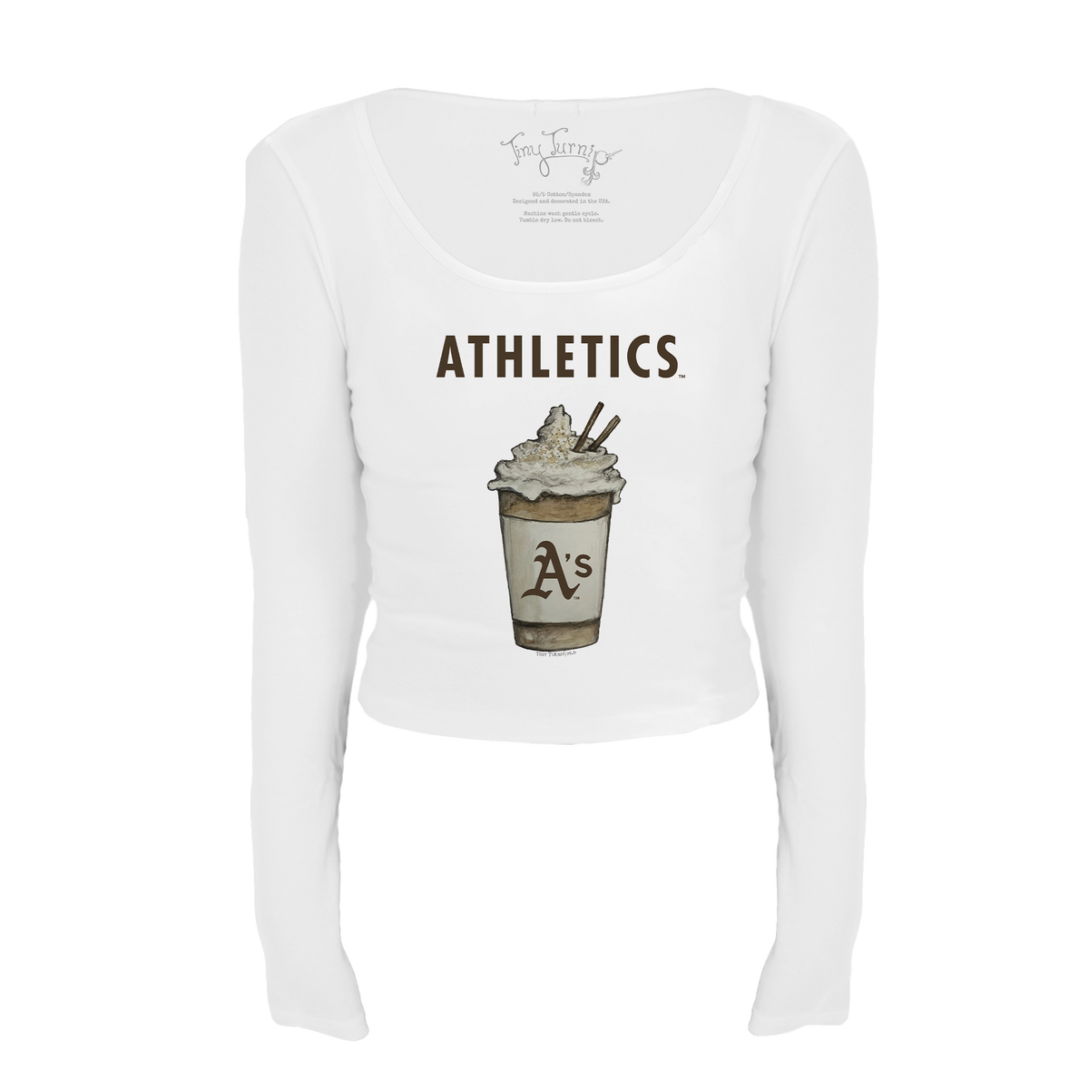 Oakland Athletics Latte Women's Lucy Long Sleeve