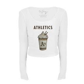 Oakland Athletics Latte Women's Lucy Long Sleeve