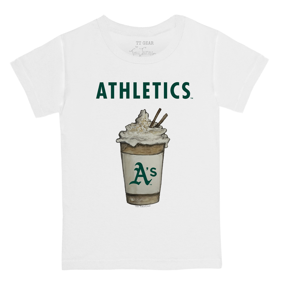 Oakland Athletics Latte Kid's Tee Shirt