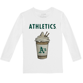 Oakland Athletics Latte Long-Sleeve Tee Shirt