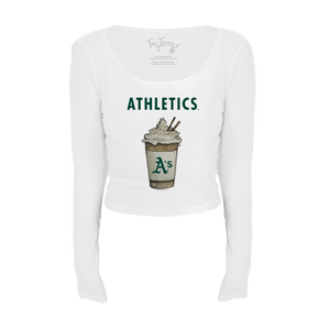 Oakland Athletics Latte Women's Lucy Long Sleeve