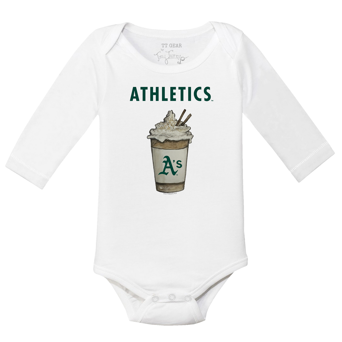 Oakland Athletics Latte Long Sleeve Snapper