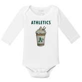 Oakland Athletics Latte Long Sleeve Snapper
