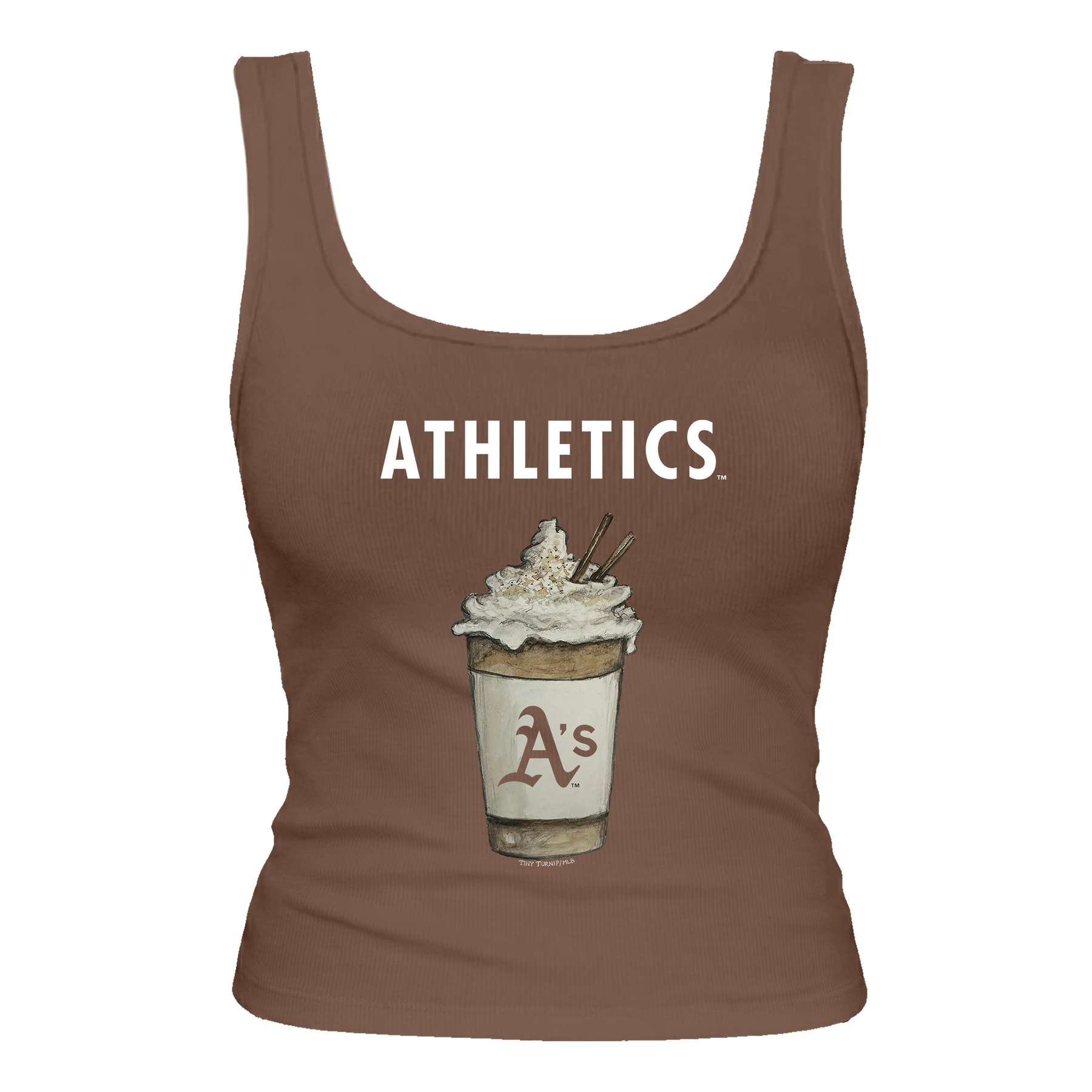 Oakland Athletics Latte Emmy Tank