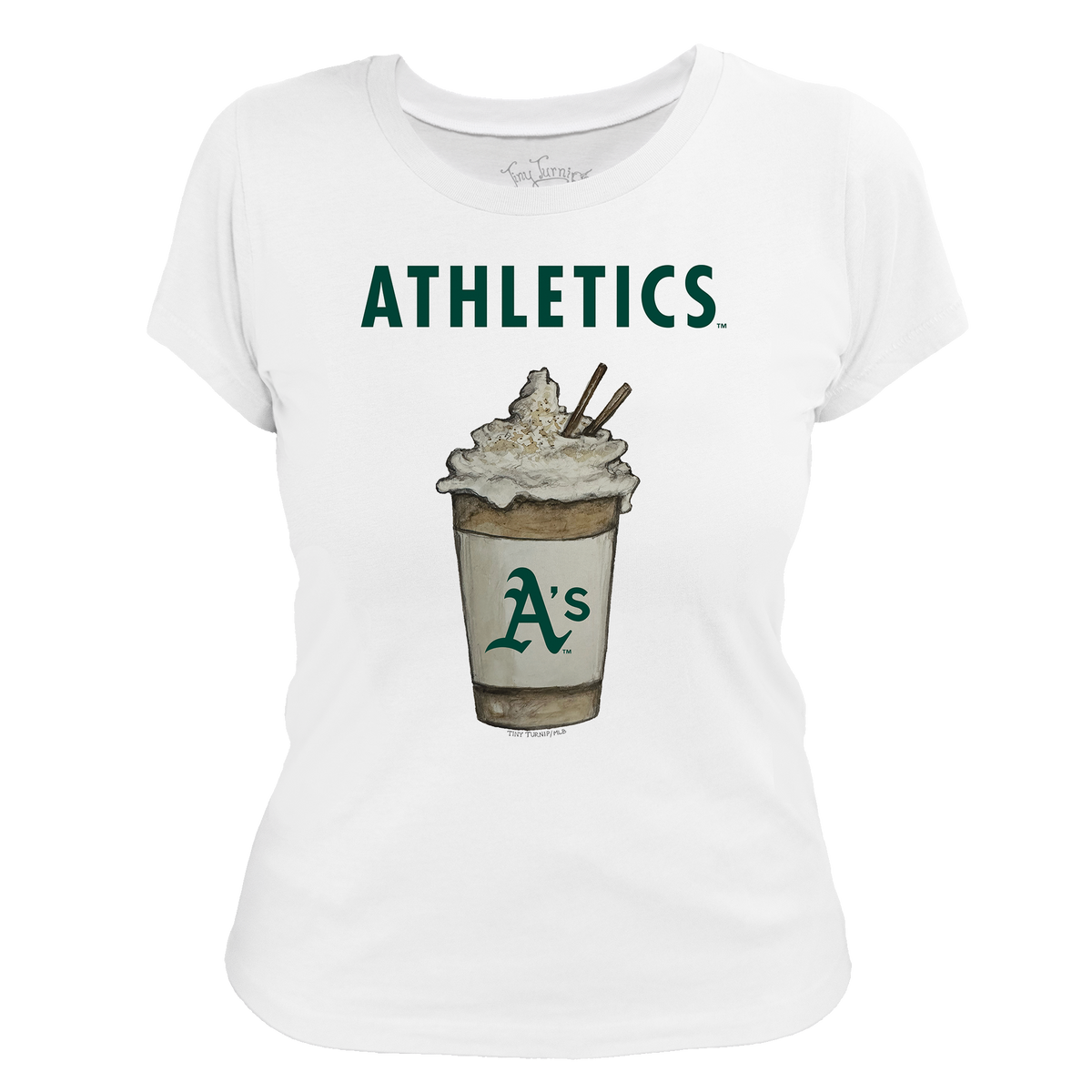 Oakland Athletics Latte Women's Tee Shirt