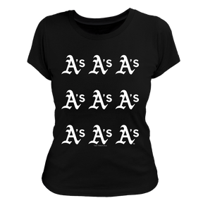 Oakland Athletics Logo Grid Tee Shirt