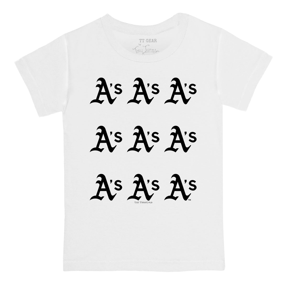 Oakland Athletics Logo Grid Tee Shirt