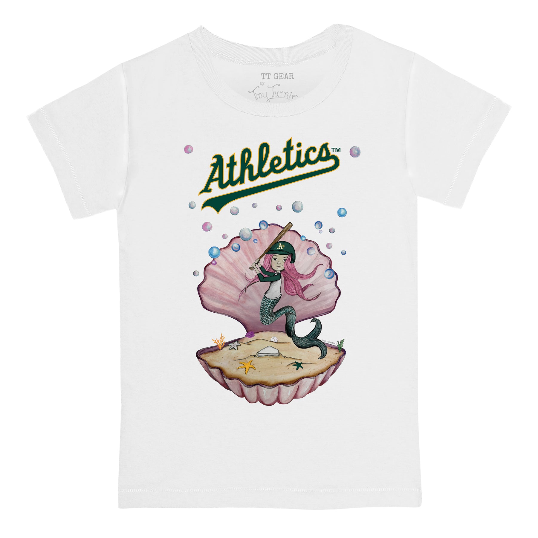 Oakland Athletics Mermaid Tee Shirt