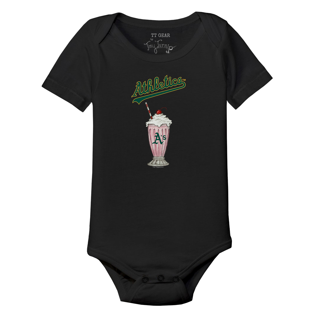 Oakland Athletics Milkshake Short Sleeve Snapper