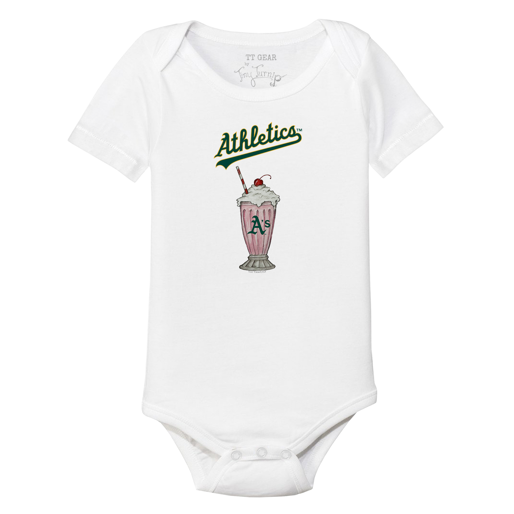 Oakland Athletics Milkshake Short Sleeve Snapper