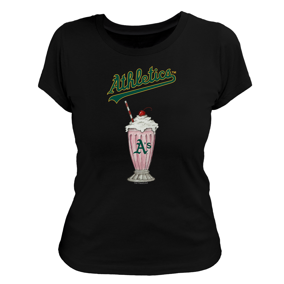 Oakland Athletics Milkshake Women's Tee Shirt