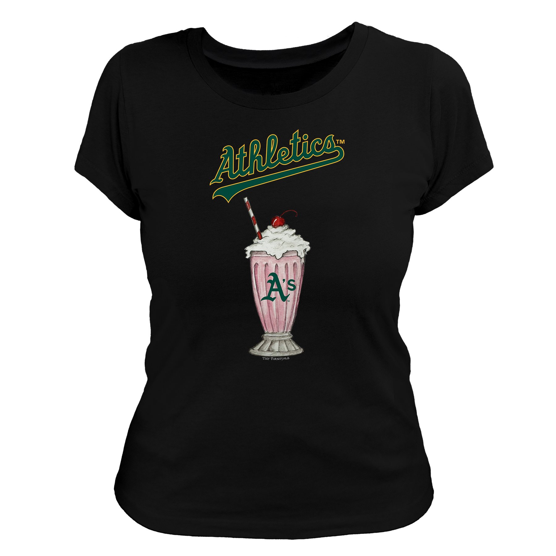 Oakland Athletics Milkshake Women's Tee Shirt
