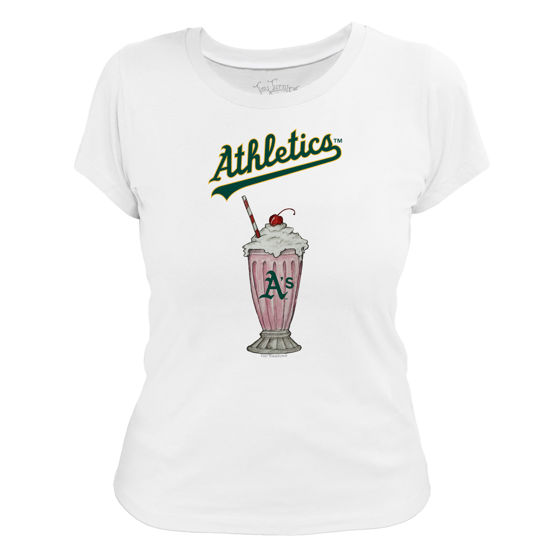 Oakland Athletics Milkshake Women's Tee Shirt