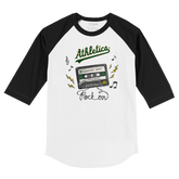 Oakland Athletics Mixtape 3/4 Black Sleeve Raglan