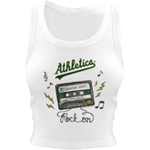 Oakland Athletics Mixtape Crop Tank