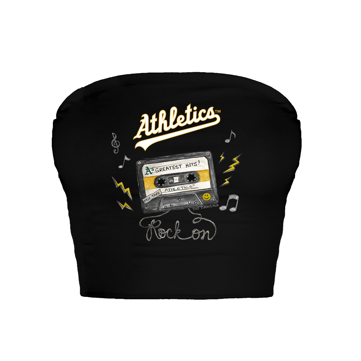 Oakland Athletics Mixtape Crop Tube Top