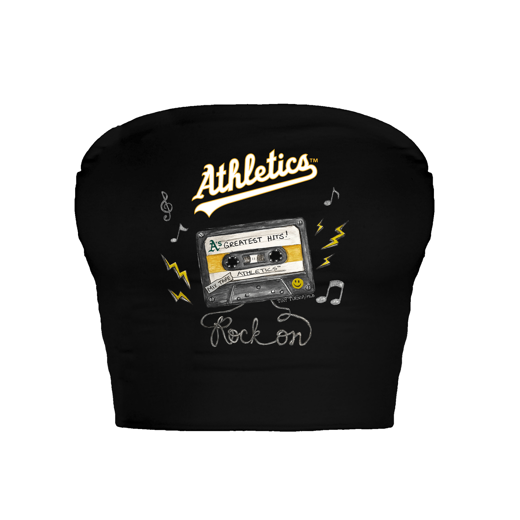 Oakland Athletics Mixtape Crop Tube Top