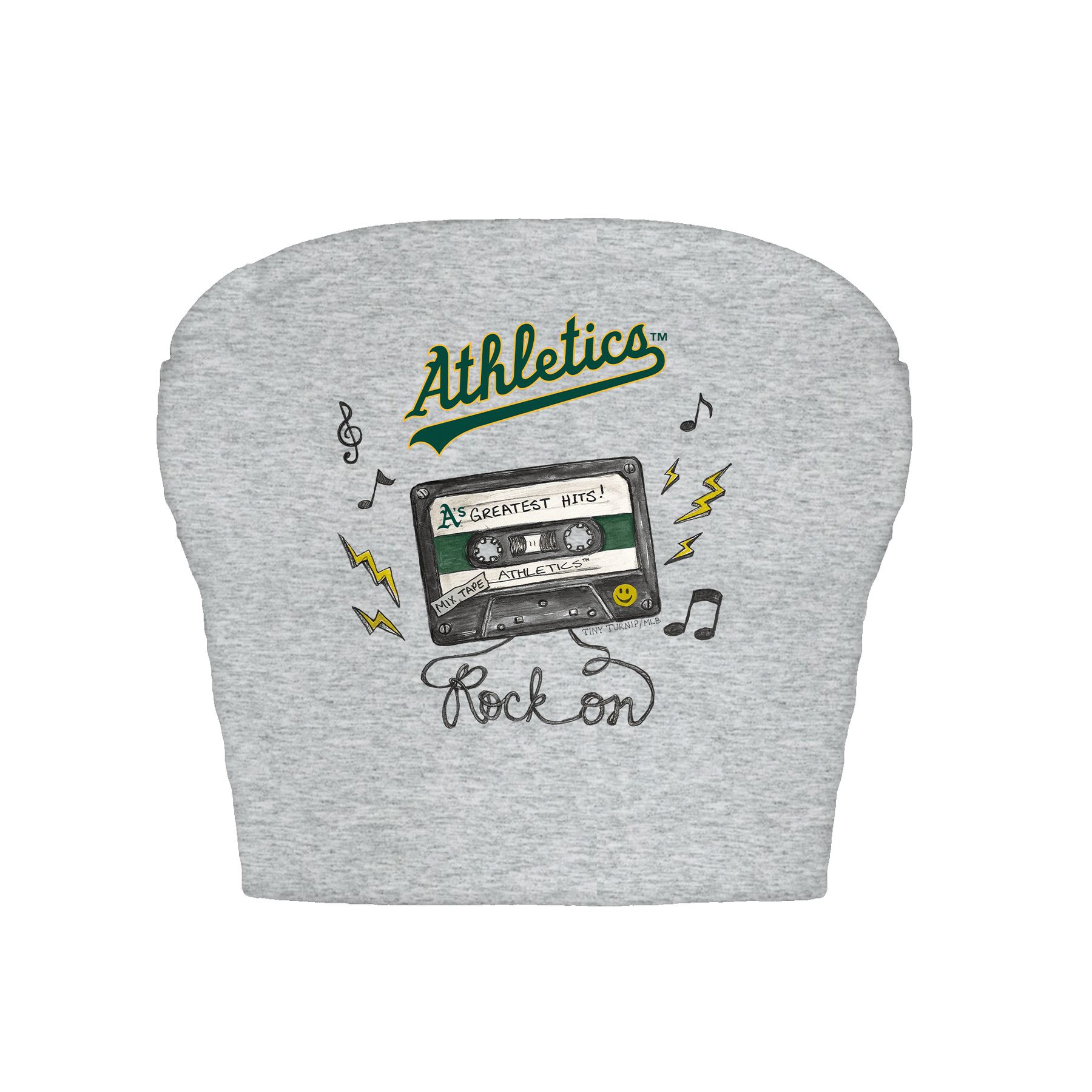 Oakland Athletics Mixtape Crop Tube Top