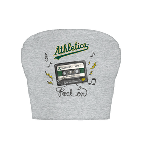 Oakland Athletics Mixtape Crop Tube Top