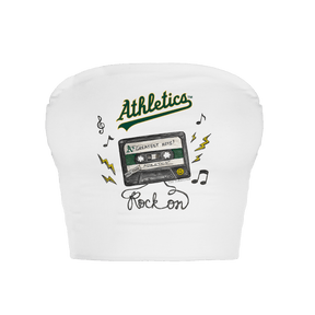 Oakland Athletics Mixtape Crop Tube Top