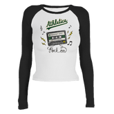 Oakland Athletics Mixtape Roxy Raglan Long Sleeve
