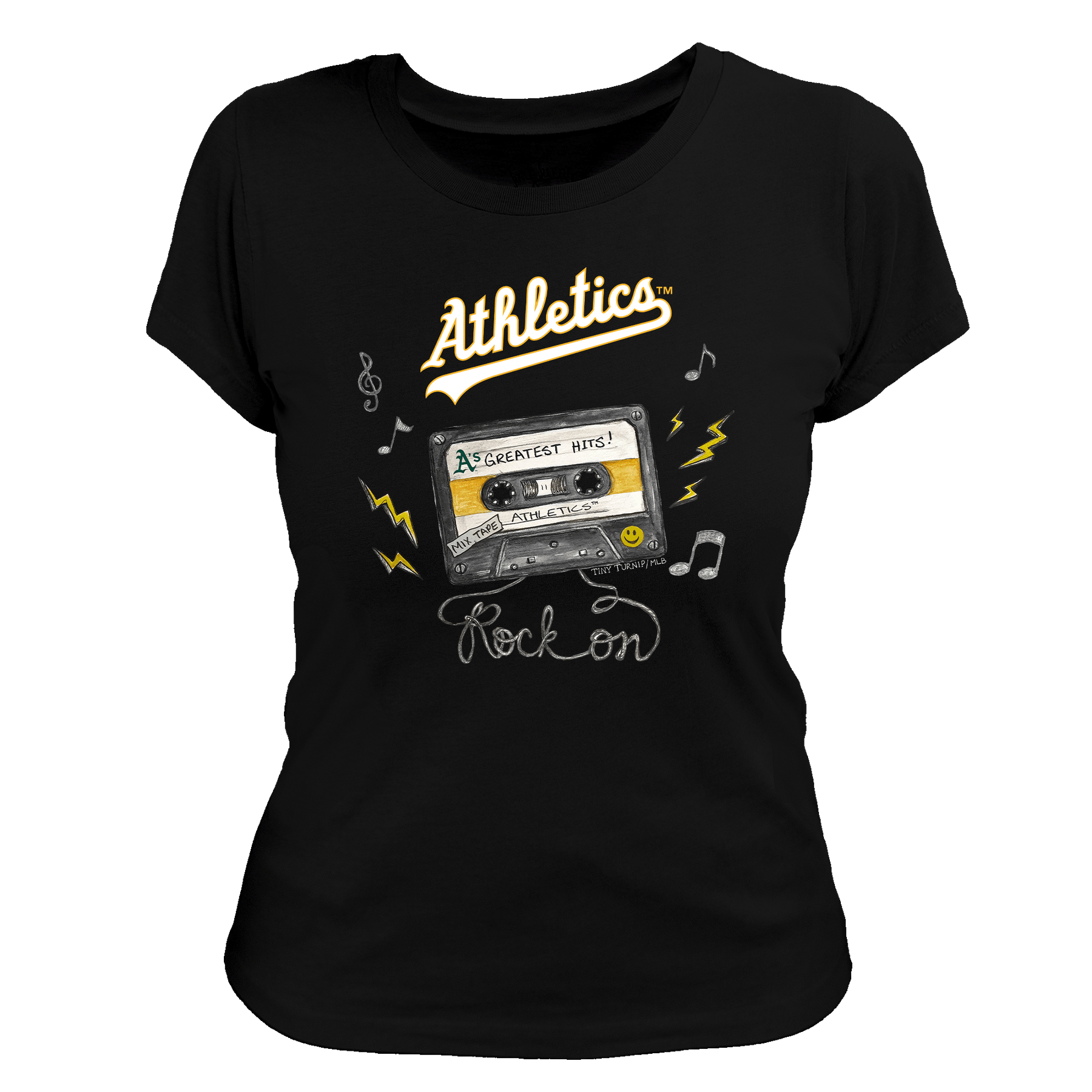 Oakland Athletics Mixtape Women's Tee Shirt