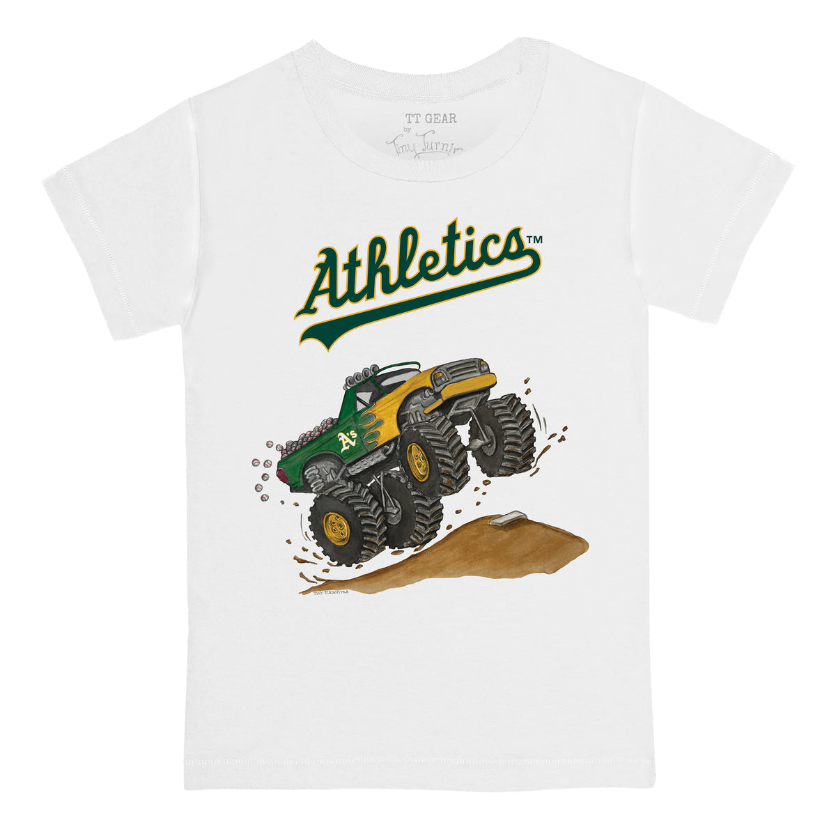 Oakland Athletics Monster Truck Tee Shirt