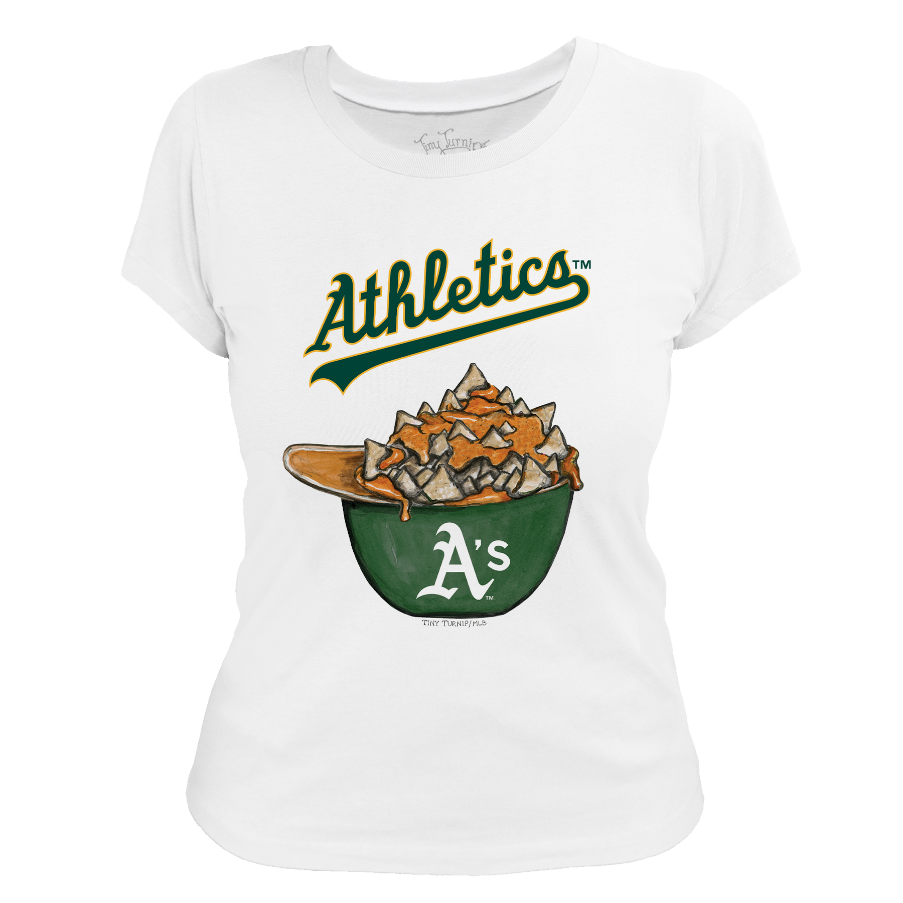 Oakland Athletics Nacho Helmet Tee Shirt