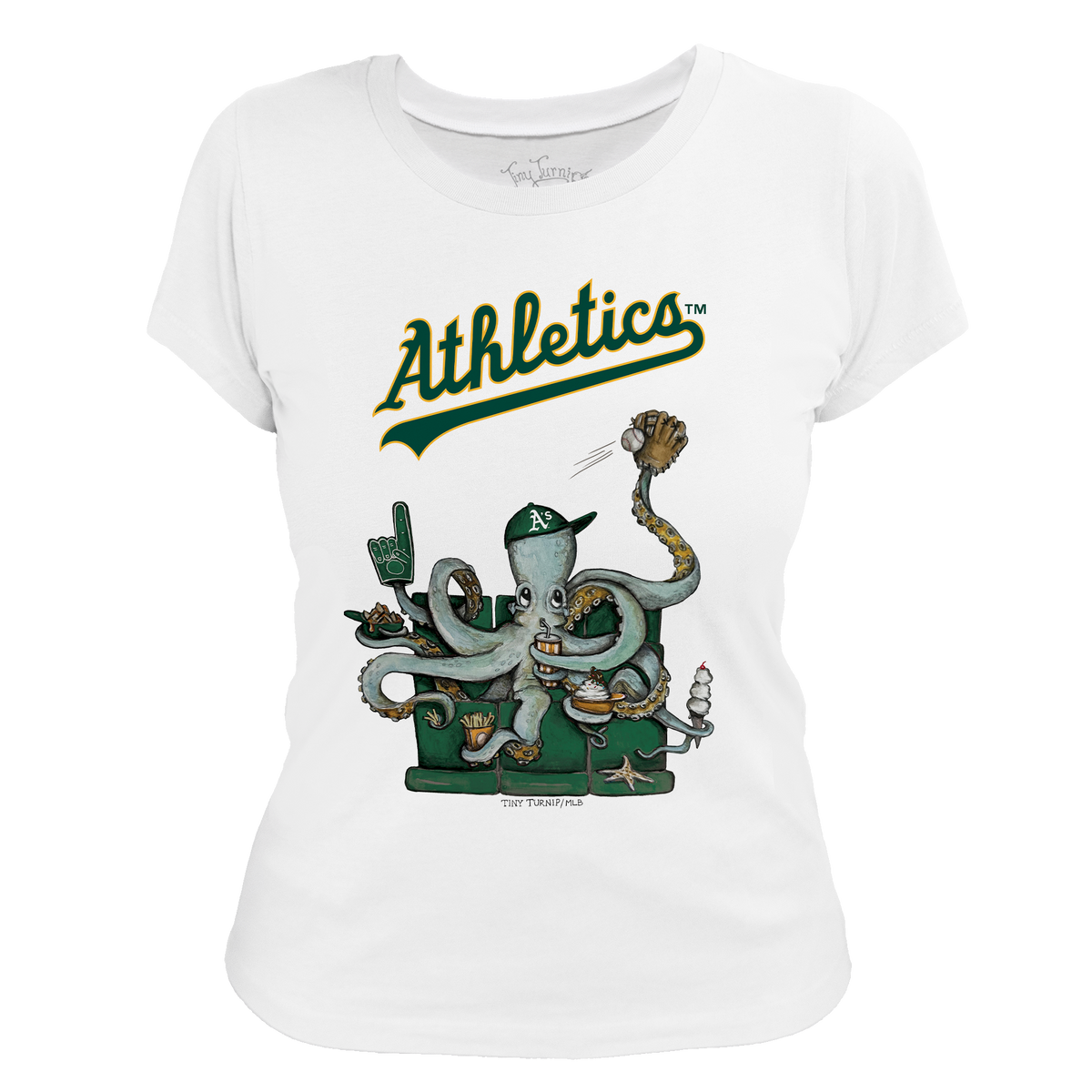 Oakland Athletics Octopus Tee Shirt