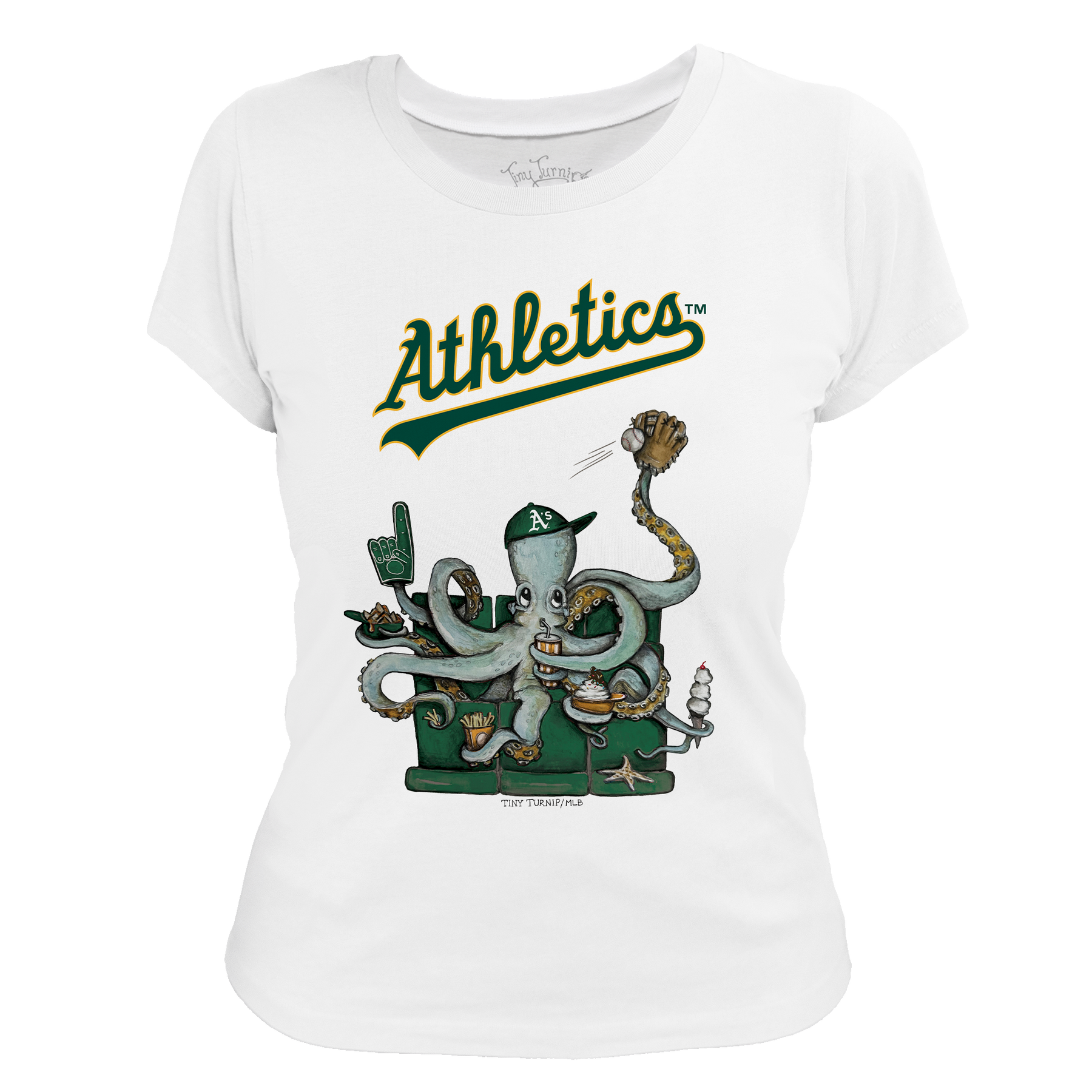 Oakland Athletics Octopus Tee Shirt