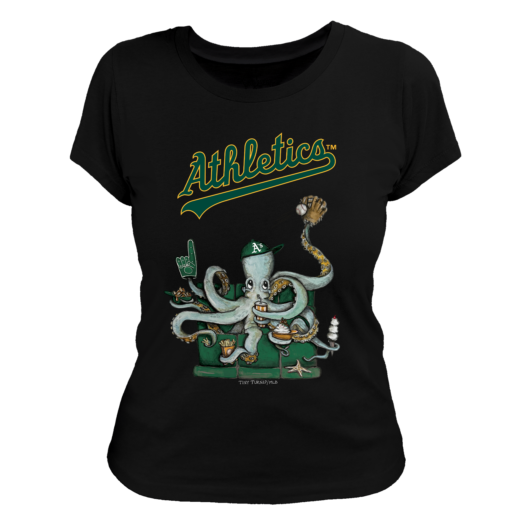 Oakland Athletics Octopus Tee Shirt