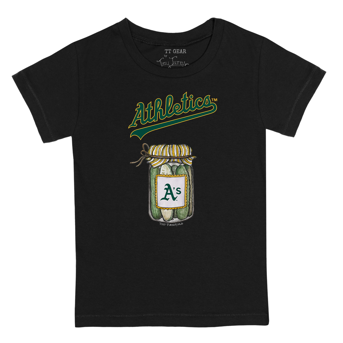 Oakland Athletics Pickle Jar Kid's Tee Shirt