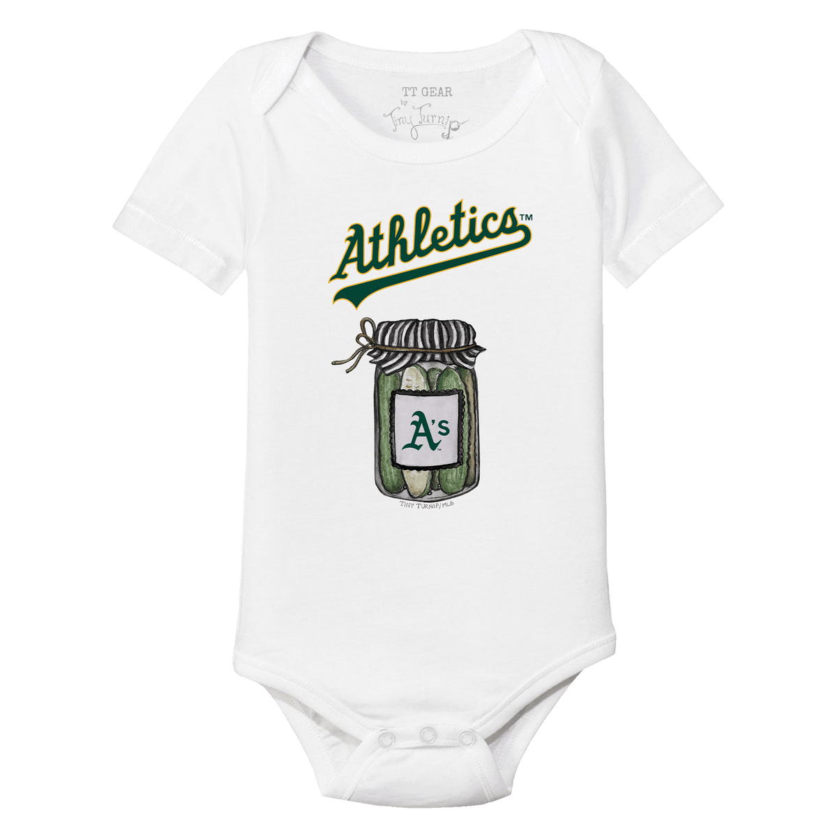 Oakland Athletics Pickle Jar Short Sleeve Snapper