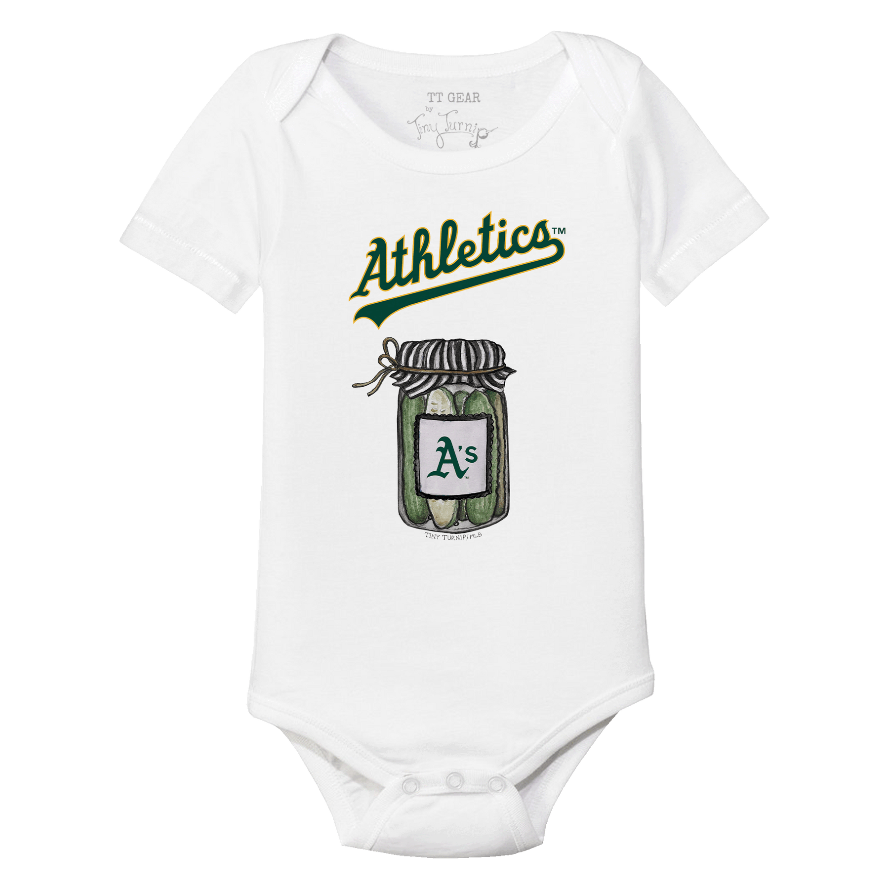 Oakland Athletics Pickle Jar Short Sleeve Snapper