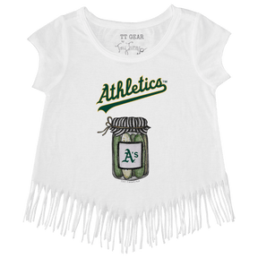 Oakland Athletics Pickle Jar Fringe Tee